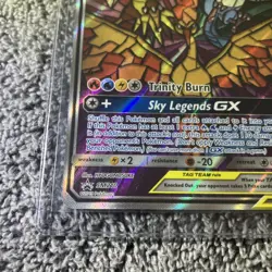 2019 Pokemon Black Star Promo Moltres & Zapdos & Articuno GX #SM210 - Image 4