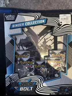 Pokemon TCG: Scarlet & Violet Black Bolt Binder Collection Factory Sealed Box - Image 3