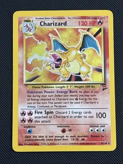 Pokemon TCG Charizard 004/130 Base Set 2 Holo Rare LP - Image 1