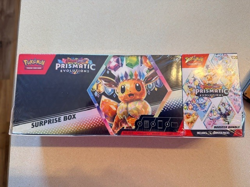 NEW Pokemon Prismatic Evolutions Suprise Box And Booster Bundle Combo - Image 1