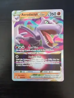 2022 Pokemon Aerodactyl VSTAR 093/196 Lost Origin Holo - Image 1