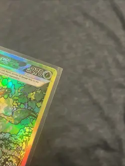 Pokemon TCG Leafeon EX Prismatic Evolutions Double Rare Rainbow Holo 144/131 - Image 2