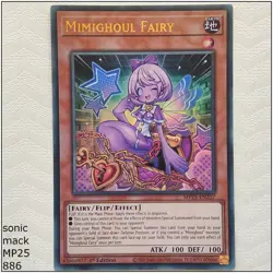 Mimighoul Fairy - MP25-EN257 - Ultra Rare 1st Edition Yugioh - Image 1