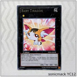 Baby Tiragon - PHSW-EN038 1st Yugioh Card (C) (YC12) - Image 1