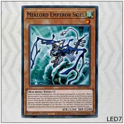 Meklord Emperor Skiel - LED7-EN025 - Common 1st Edition Yugioh - Image 1