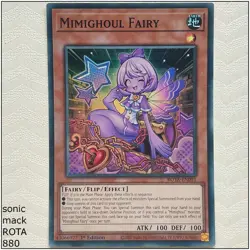 Mimighoul Fairy - ROTA-EN091 - Super Rare 1st Edition Yugioh - Image 1