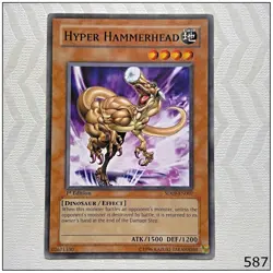Hyper Hammerhead - SD09-EN007 - Common 1st Edition Yugioh - Image 1