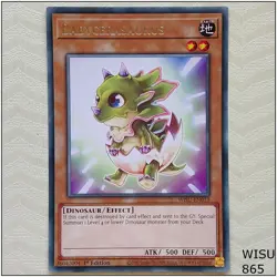Babycerasaurus - WISU-EN013 - Rare 1st Edition Yugioh - Image 1
