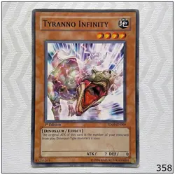 Tyranno Infinity - SD09-EN009 - Common 1st Edition Yugioh - Image 1