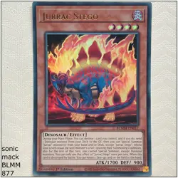 Jurrac Stego - BLMM-EN017 - Ultra Rare 1st Edition Yugioh - Image 1