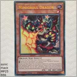 Mimighoul Dragon - MP25-EN235 - Ultra Rare 1st Edition Yugioh - Image 1