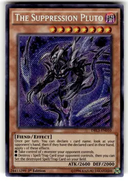 The Suppression Pluto - DRL3-EN010 - Secret Rare - 1st Edition Near Mint Yugioh - Image 1