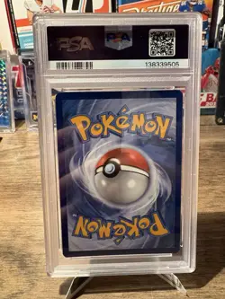 Pokemon TCG Espeon & Deoxys GX SM240 Black Star Promo Holo Card PSA 8 - Image 2