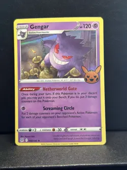 Pokemon Gengar TCG 2023 Trick or Trade Holo Card 066/196 - Image 1