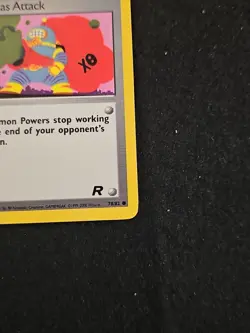 Pokemon TCG Goop Gas Attack 78/82 1st Edition Team Rocket LP Pokemon Card - Image 4