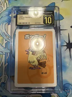 Pidgey Playing Cards 2019 Old Maid Japanese CGC 10 Pokemon - Image 1
