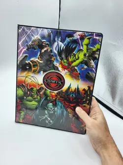 Original WOTC 2008 Chaotic Game Card Holder Book Binder Folder, Made in USA - Image 2