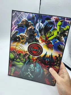 Original WOTC 2008 Chaotic Game Card Holder Book Binder Folder, Made in USA - Image 3
