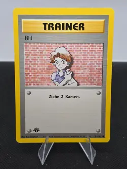 Pokemon TCG Bill Base Set 1st Edition GERMAN Card 91/102 NICE !!! - Image 1