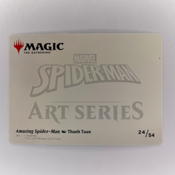 AMAZING SPIDER-MAN 24/54 GOLD STAMP ART CARD SPIDER-MAN NM MTG - Image 2