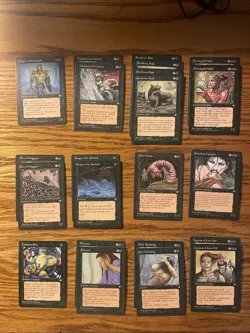 MTG: Vintage Ice Age 70 Black Card Lot - ‘95 Magic The Gathering - Image 4