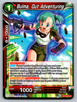 Bulma, Out Adventuring BT10-012 UC - Dragon Ball Super Card Game - Image 1