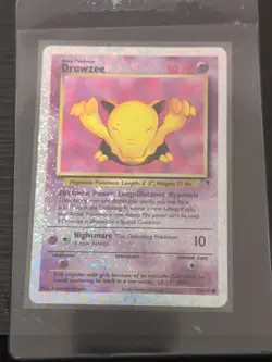 Pokemon 2002 Legendary Collection Drowzee Reverse Holo TCG Card #73/110 - Image 1