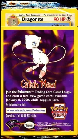 4x SEALED Black Star Promo WB Movie Pokemon Cards #2-5 PIKACHU, DRAGONITE MEWTWO - Image 2