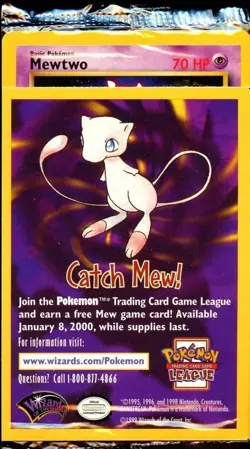 4x SEALED Black Star Promo WB Movie Pokemon Cards #2-5 PIKACHU, DRAGONITE MEWTWO - Image 4