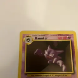 Pokemon Haunter 60 HP Uncommon 029/102 Base Set 1999 English TCG Card - Image 2