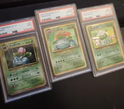 PSA 10/9 Venusaur, Ivysaur, Bulbasaur, Japanese Pokemon Classic Sequential Cards - Image 4