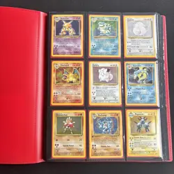 Base Set 102/102 1999 100% Complete Master Set [MP-DMG] Pokemon Cards Original - Image 1