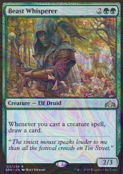 Foil Beast Whisperer - Guilds of Ravnica | MTG Card - Image 3