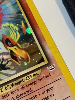 Pokemon TCG Ho-Oh Neo Revelation Holo Card 7/64 Unlimited Rare - Image 4