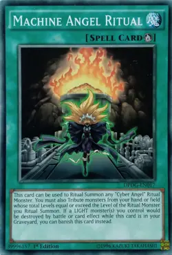 DPDG-EN017 MACHINE ANGEL RITUAL COMMON 1ST EDITION YuGiOh CARD - Image 1