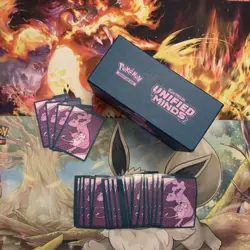 Pokemon 2019 TCG Unified Minds ETB Storage Box No Cards *EMPTY* Vintage - Image 1
