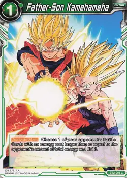 Father-Son Kamehameha BT2-098 C DBS Common Dragon Ball Super Card Game - Image 1