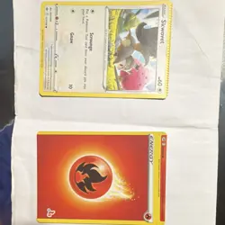 Pokemon TCG Sword & Shield Skwovet & Fire Energy Cards Nintendo with errors - Image 1