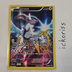 Pokemon Arceus Promo Holo Basic Card XY XY116 HP130 Power Blast 2016 - Image 1