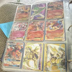 Nintendo Pokemon TCG GX & BREAK Holo Card Lot Charizard, Snorlax, Lycanroc - Image 1