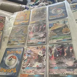 Nintendo Pokemon TCG GX & BREAK Holo Card Lot Charizard, Snorlax, Lycanroc - Image 2