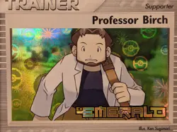 Professor Birch #82/106 Reverse Holo Uncommon EX Emerald Pokemon Card - Image 3