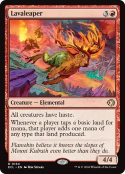 Foil Lavaleaper Lorwyn Eclipsed LP 150 - Image 1