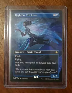 High Fae Trickster Borderless R Regular #307 | FDN Foundations | MTG - Image 1