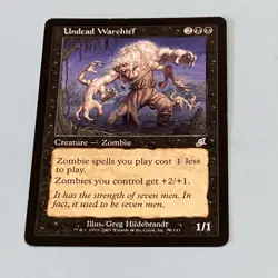 Undead Warchief 78 Scourge Regular MTG TCG CARD LP - Image 1