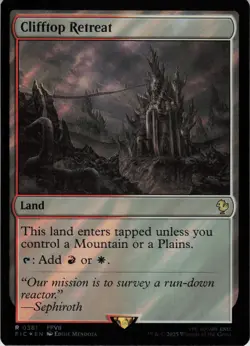 Clifftop Retreat (Surge Foil) R Commander: FINAL FANTASY 381 NM - Image 1