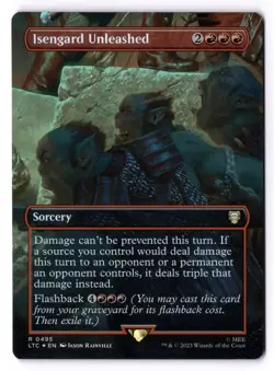 Isengard Unleashed NM* FOIL BORDERLESS Lord Of The Rings 0495 mtg -UnltdCards - Image 1