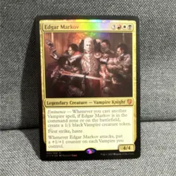 Magic: The Gathering Edgar Markov Mythic Legendary Vampire Knight Foil English - Image 1