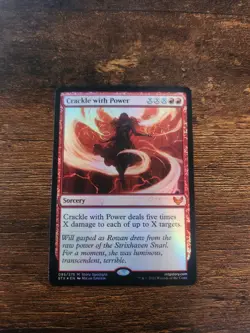 MTG Crackle With Power (STX) NM*FOIL*Mythic*Burn*X Spell*Strixhaven* - Image 1