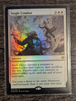 MTG: Single Combat (War of the Spark)(FOIL Rare) - Image 1